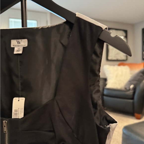 Worthington Black and Gray Midi Dress New with Tag - Picture 6 of 10